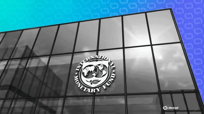 IMF logo and building representing the fund's report on Nigeria's widespread stablecoin adoption and digital dollarization risks