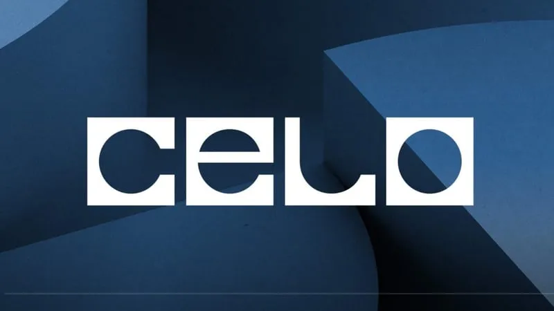 Celo blockchain network graphic representing a stablecoin deployment