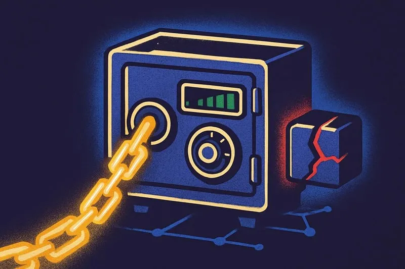 Stacks of coins beside a rising chart, representing the growth of tokenized real-world assets