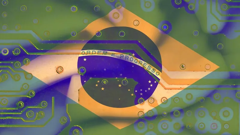 The Brazilian flag, representing the central bank's new crypto transfer rules