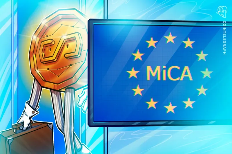 Euro symbols over a European map, representing MiCA authorization for stablecoin issuers