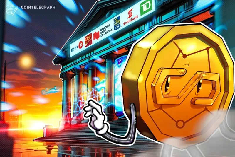 Canadian dollar deposits represented as tokens moving between banks