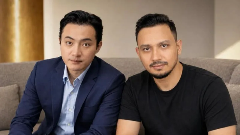 TRON founder Justin Sun and Polygon co-founder Sandeep Nailwal