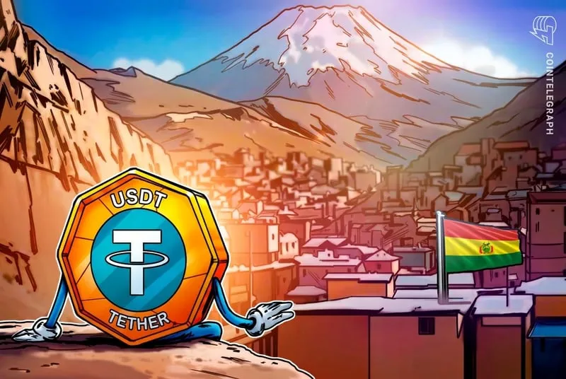 Cointelegraph cover illustration on Bolivia's crypto policy
