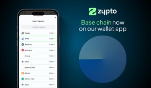 Base Chain Blockchain on Zypto App