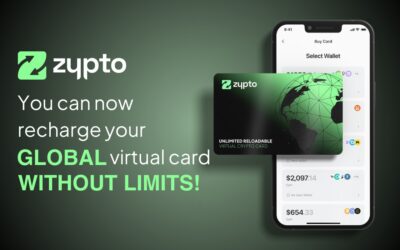 Zypto Presents the Global Unlimited Virtual Reloadable Crypto Card!