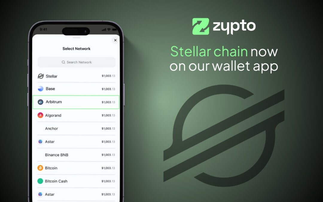 Zypto App accueille les utilisateurs de Stellar Blockchain et de Stellar !