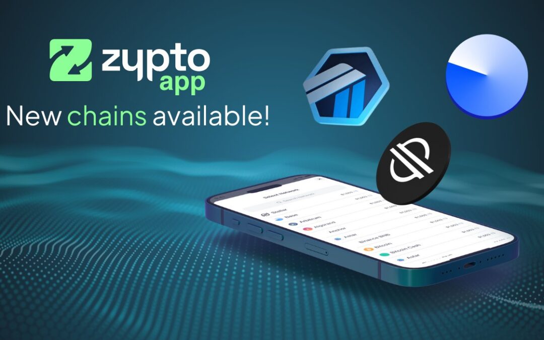 Zypto App v1.2.0 est disponible sur iOS et Android !