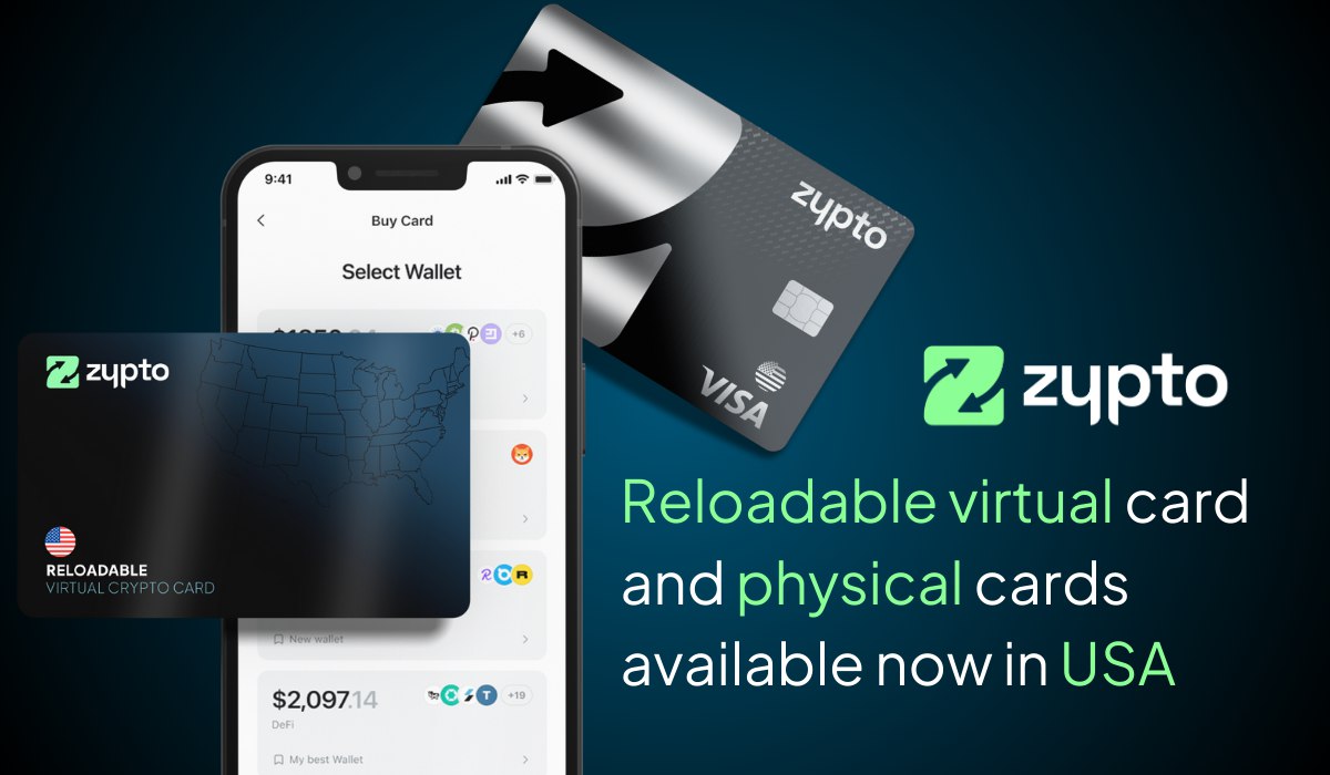 Now Available in the USA – Reloadable Virtual Cards and Physical Crypto Cards