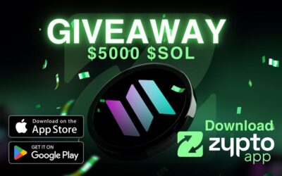 🚀 Zypto App Social Media Giveaway – $5,000 in Solana! 🚀