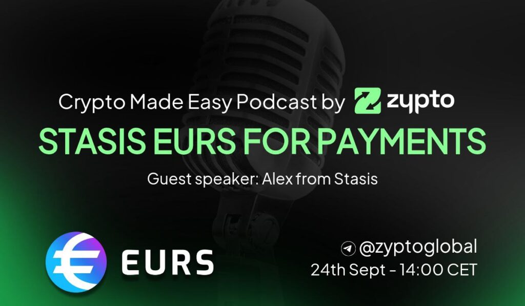 Crypto Made Easy Podcast by Zypto with Alex from Stasis EURS