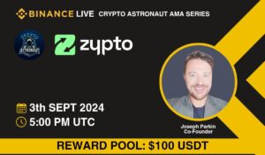 Zypto to Appear on Binance Live