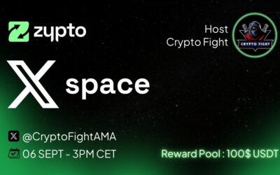 Join Zypto Co-Founder Joe Parkin on Crypto Fight AMA on 6 September