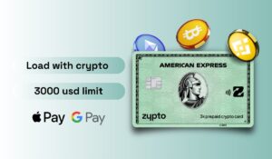 The New American Express Virtual Crypto Card from Zypto