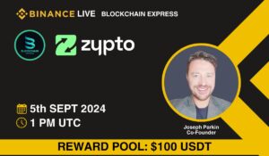 Join Zypto on Binance Live with Blockchain Express