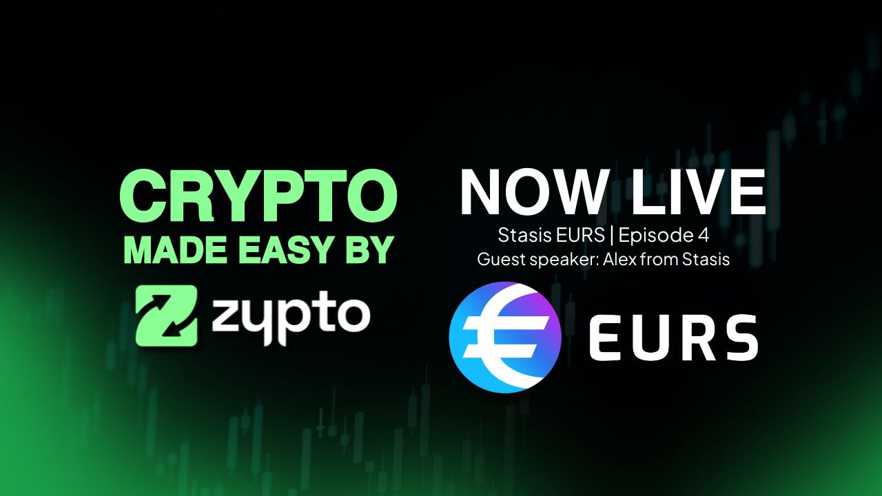 Join Zypto and Stasis EURS for the Crypto Made Easy Podcast