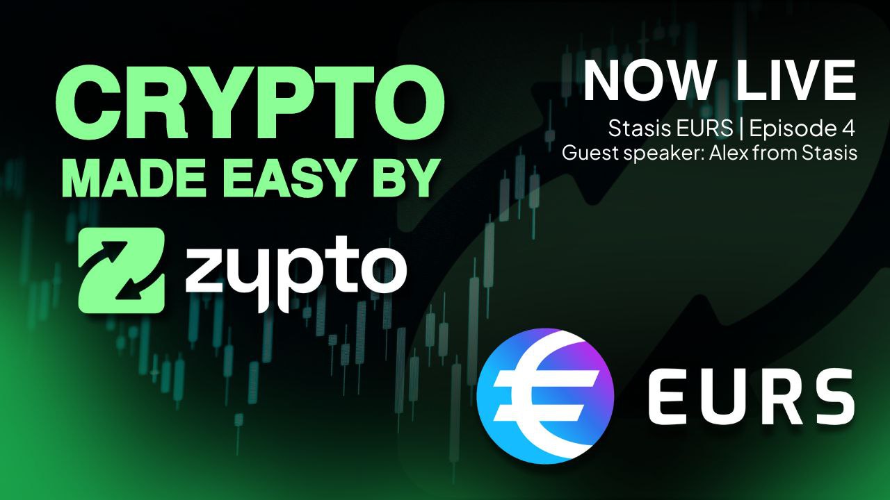 Join Zypto and Stasis EURS for the Crypto Made Easy Podcast