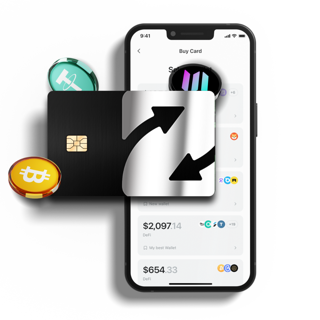 Spend With Crypto Cards on Zypto App