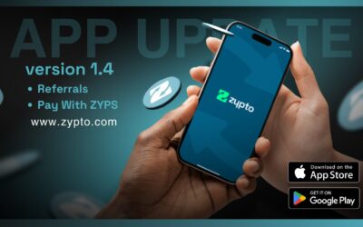 Zypto App Launches v1.4.0! Referrals and Pay With ZYPs Are Now Live!