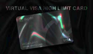 High Limit Virtual Crypto Card - 3D Secure - Use With Google Pay and Apple Pay