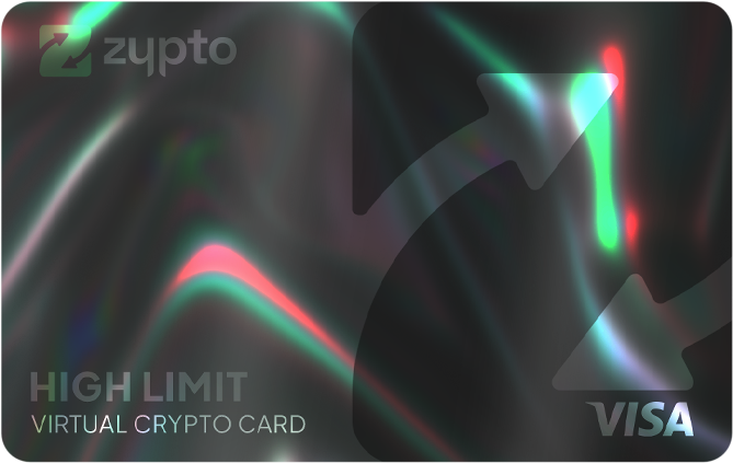 High Limit Virtual Crypto Card - 3DS - Use With Google Pay and Apple Pay