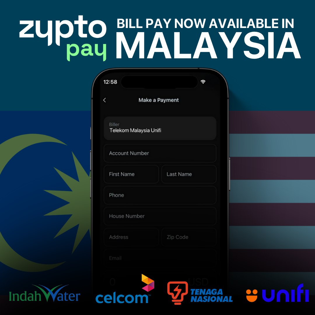 Pay Bills With Cryptocurrency in Malaysia