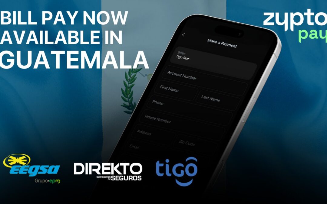 Zypto Launches Guatemala – Pay Your Bills with Crypto 🇬🇹