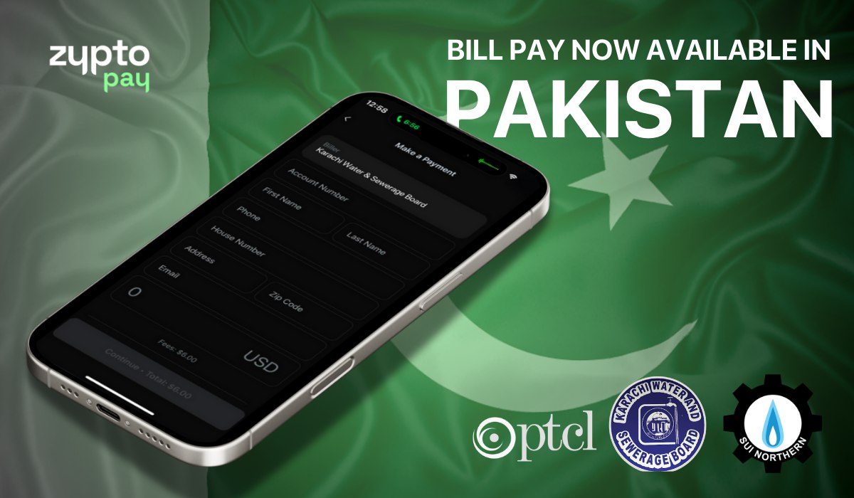 Pay Bills With Crypto Now Launched For Pakistan! 🇵🇰