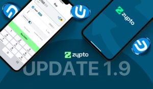 Zypto App V1.9, The Dash Release is Live!