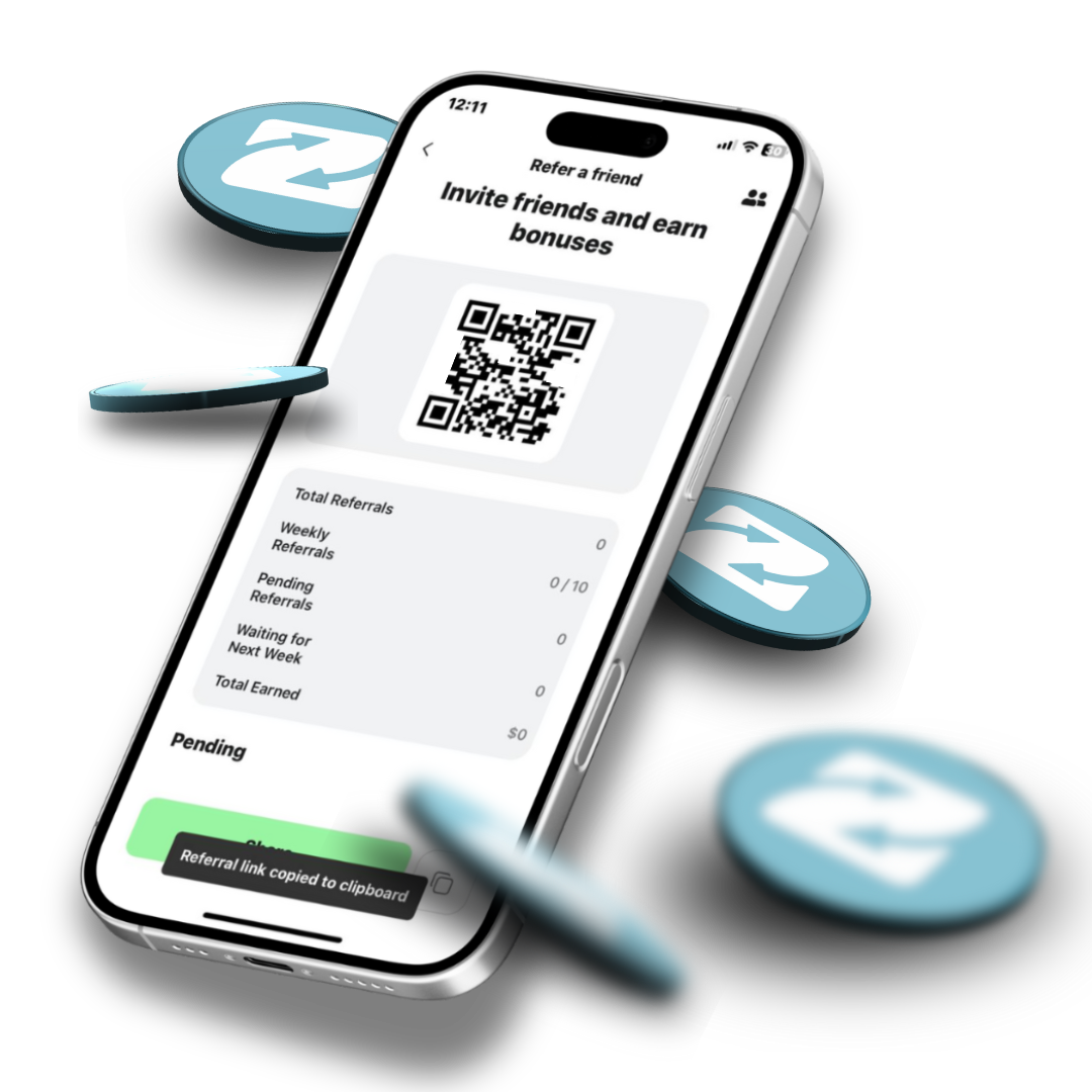 Zypto App Referrals Program
