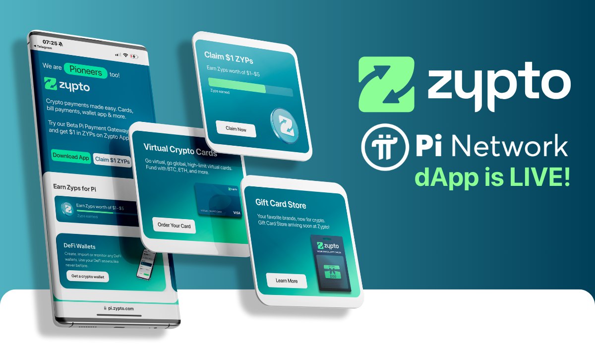 Zypto Launches Native Pi Network dApp – Empowering Pioneers with Real-World Utility