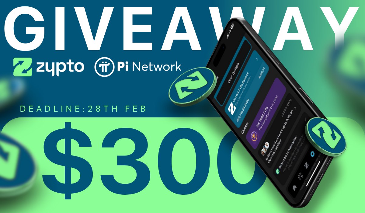 Zypto Pi Network dApp $100 Giveaway – Join the Fun and Win $Zypto