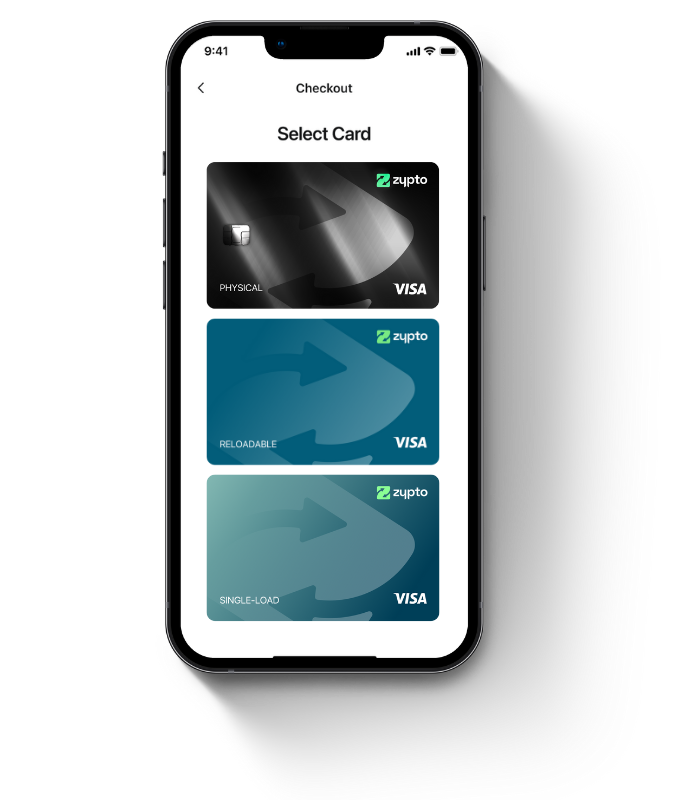Zypto App - Crypto Wallet With Cards