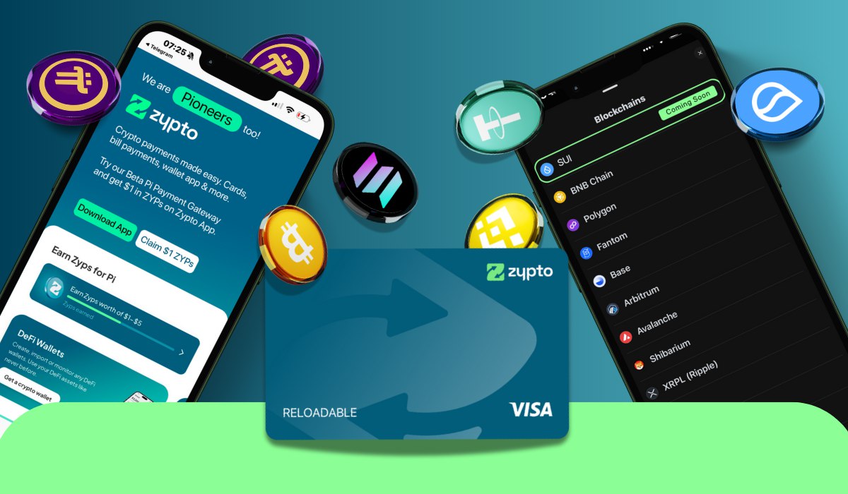 Zypto Launch New Virtual Visa Cards and Become The First Wallet App To Integrate Pi