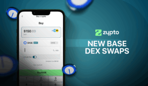 New Base Chain DEX Swaps with Uniswap on Zypto App