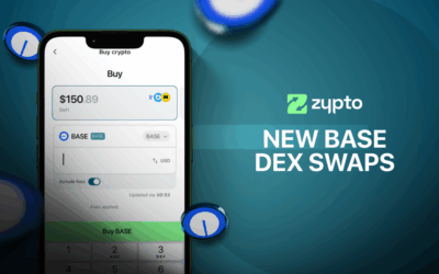 BASE DEX Swaps Have Arrived in Zypto App with Uniswap