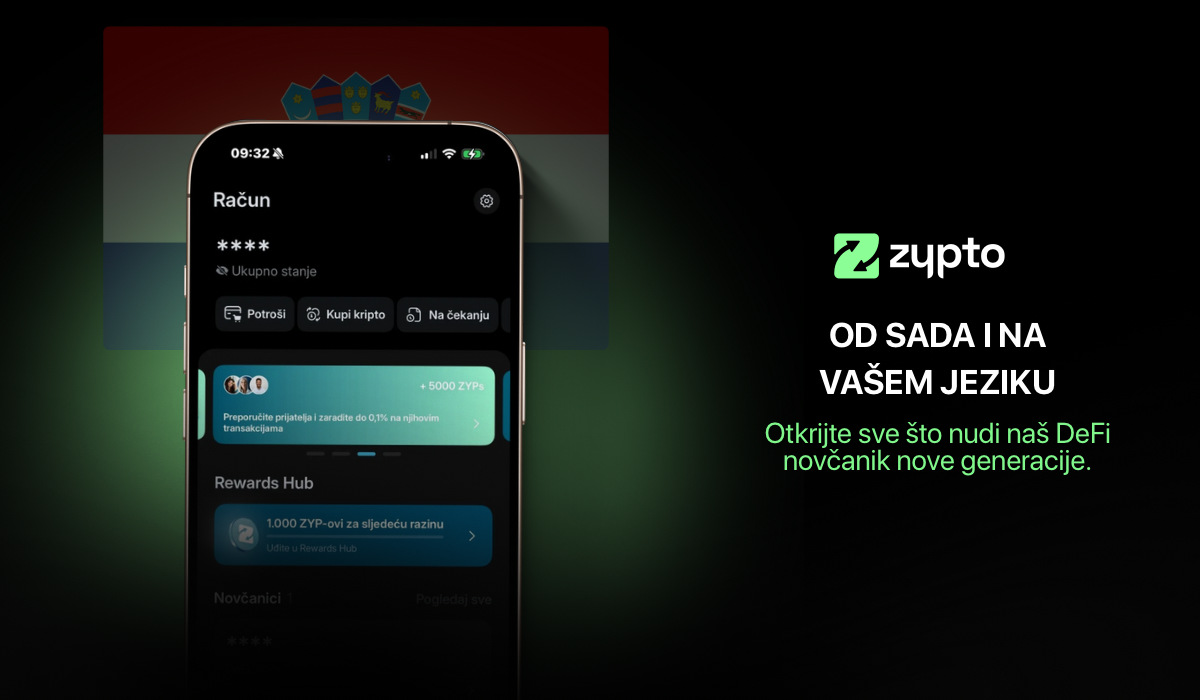 Zypto aplikacija je sada dostupna i na HRVATSKOM jeziku!