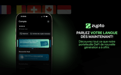 Zypto est Maintenant Dispo en FRANÇAIS !