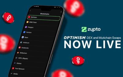 Optimism DEX & Multichain Swaps Now Live in Zypto App