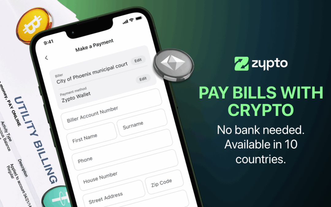 Pay Bills with Crypto – With Zypto