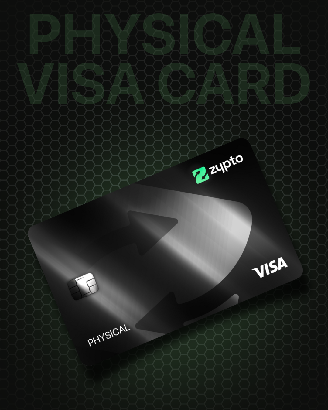 The Zypto Physical VISA Card The Zypto Physical VISA Card