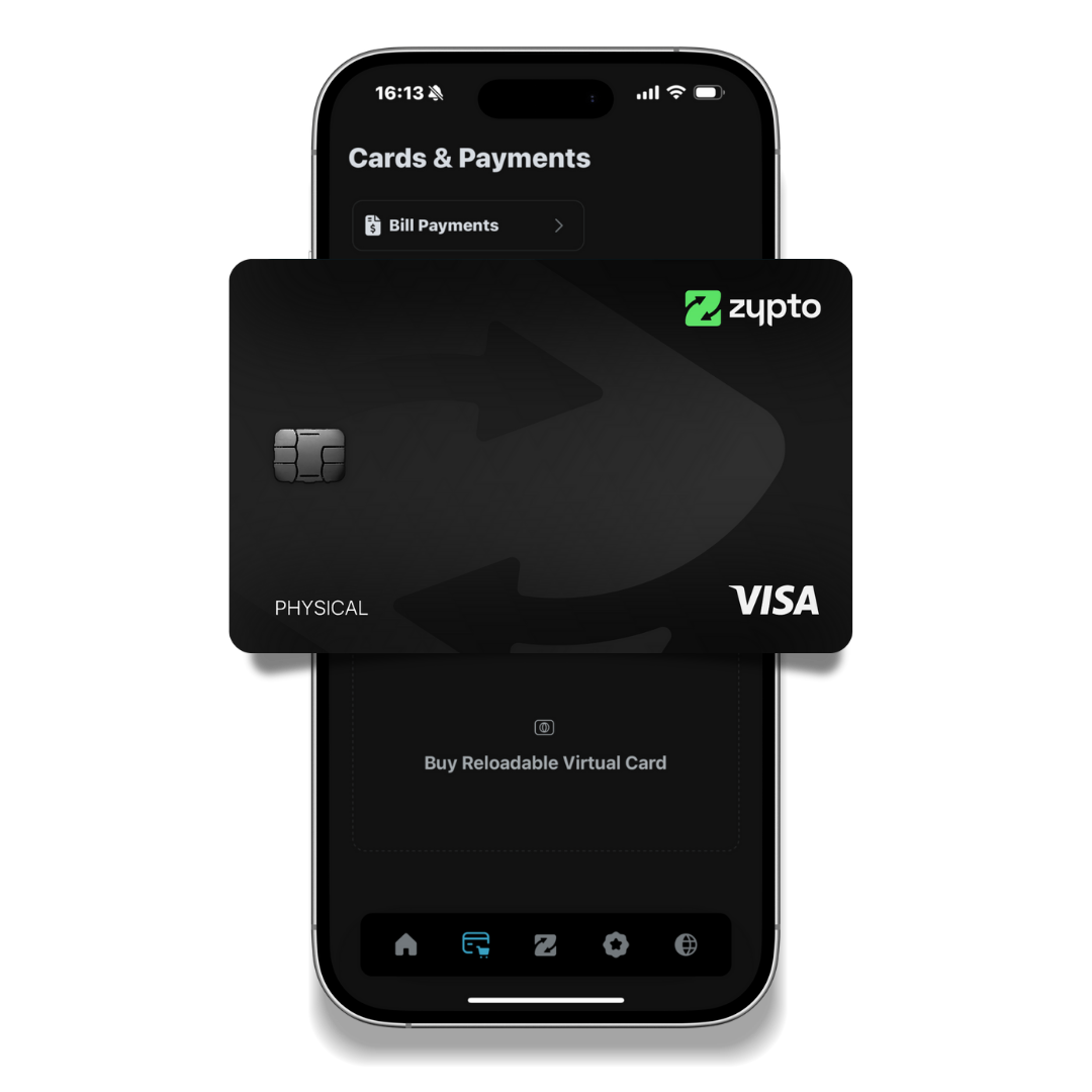The Zypto Prepaid Crypto Card