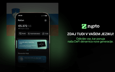 Zypto zdaj govori slovensko – in odpira svet kripta za vse!