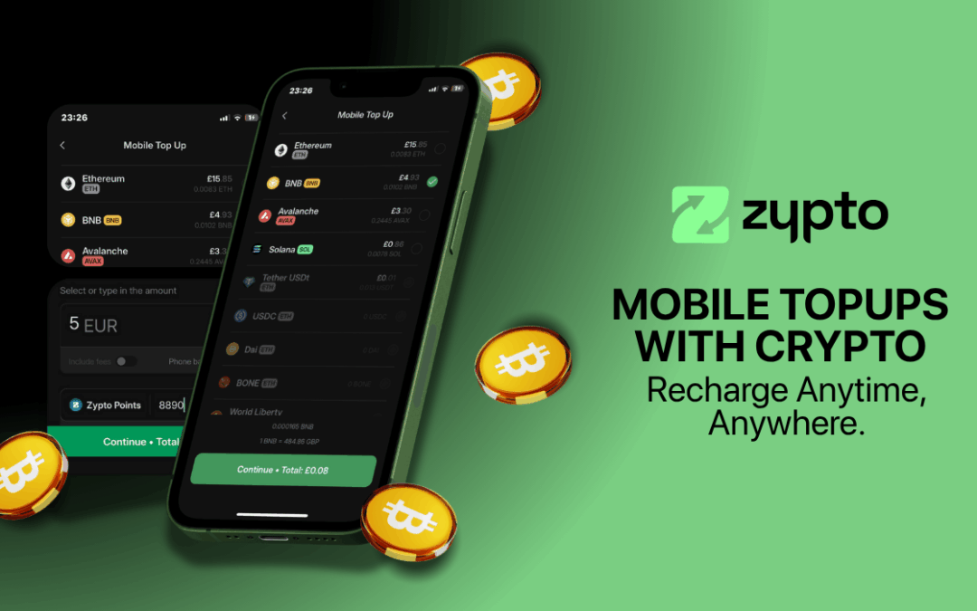 Buy Mobile TopUps and Data with Crypto – Now in Zypto App