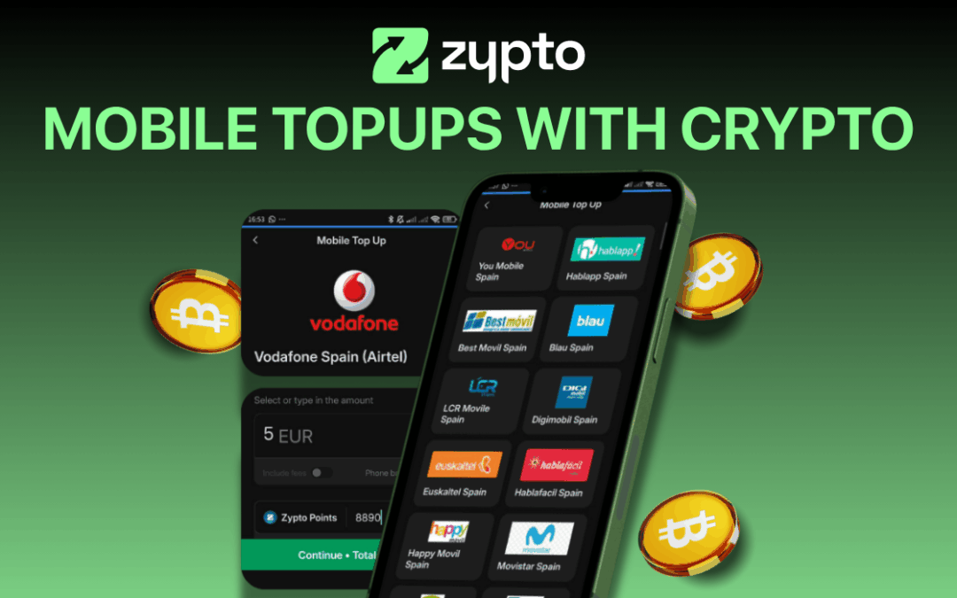 Global Mobile Recharge: Top Up Prepaid Numbers with Crypto – and ZYP Rewards