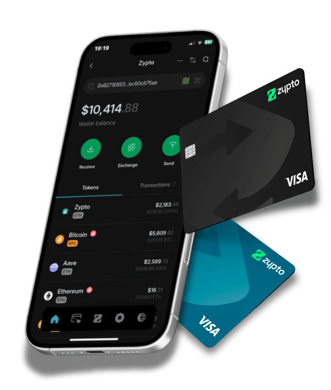 Using crypto across the Zypto ecosystem Using crypto across the Zypto ecosystem