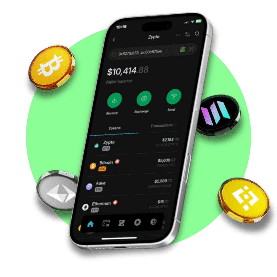 Get started with the Zypto Wallet App