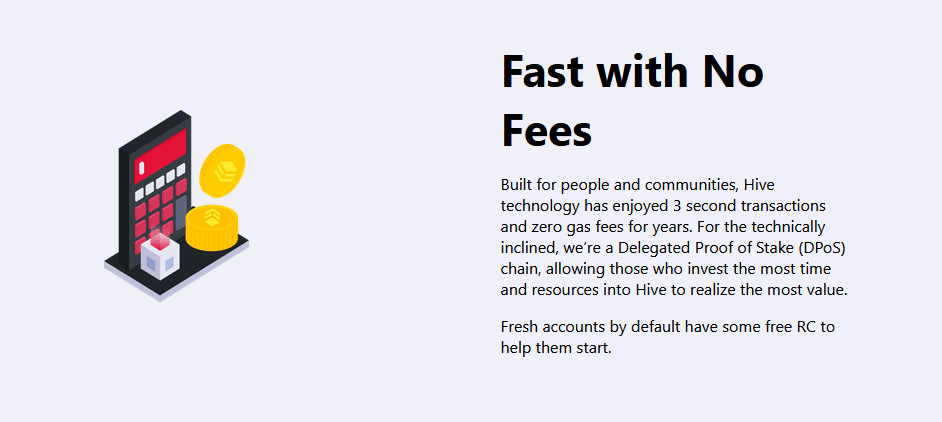 Hive - Fast With No Fees