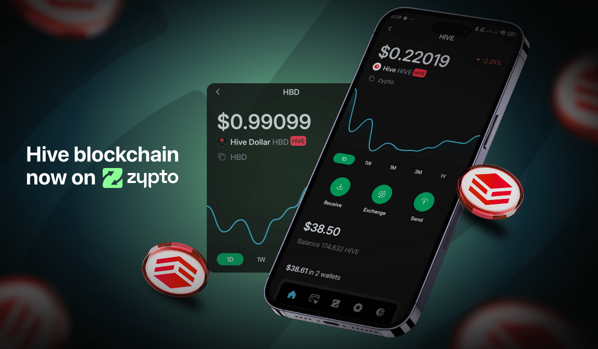 Hive Blockchain and HBD – Now in Zypto App Hive Blockchain and HBD - Now in Zypto App