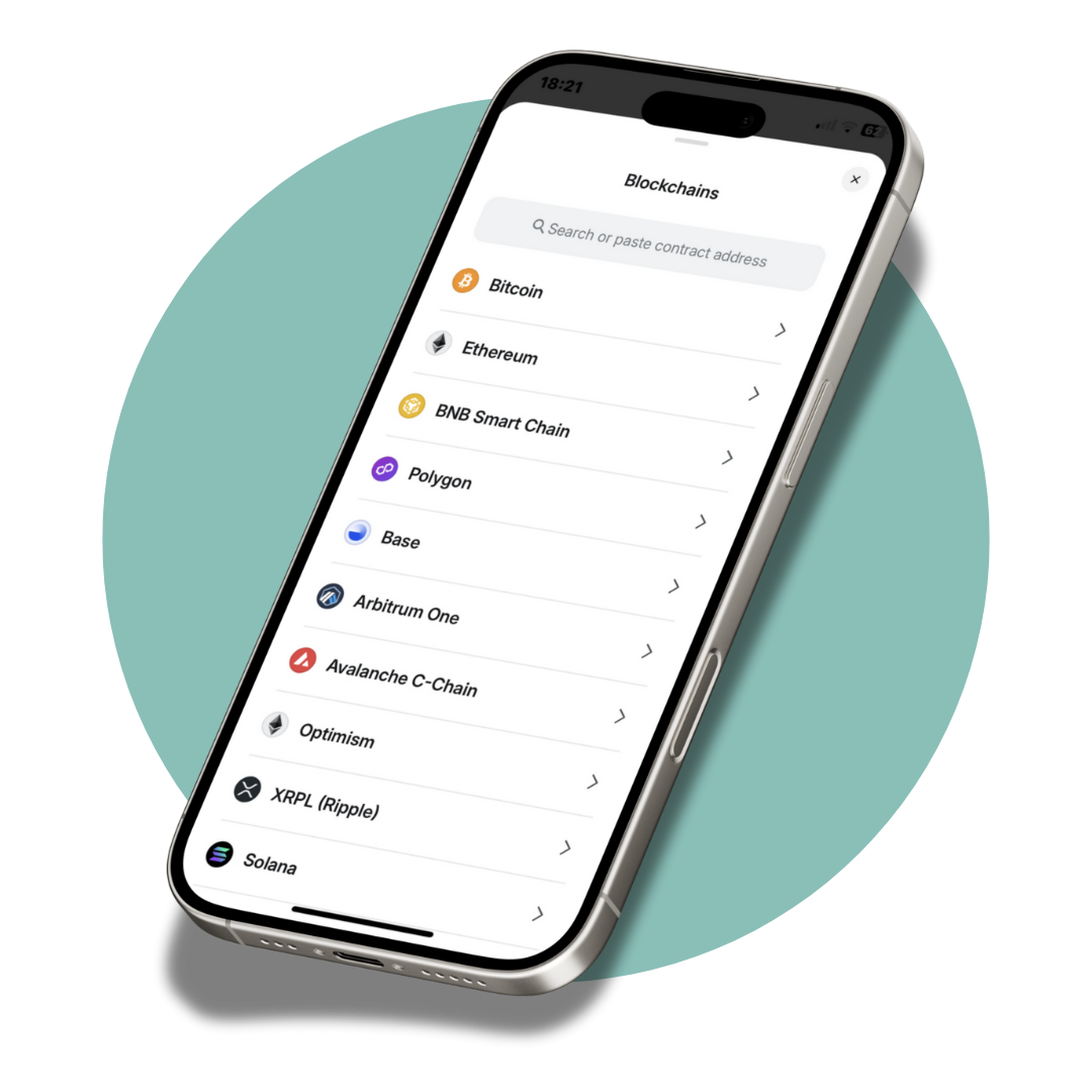 Zypto App supports a wide range of blockchains, from Avalanche to Arbitrum, Ethereum to Shibarium